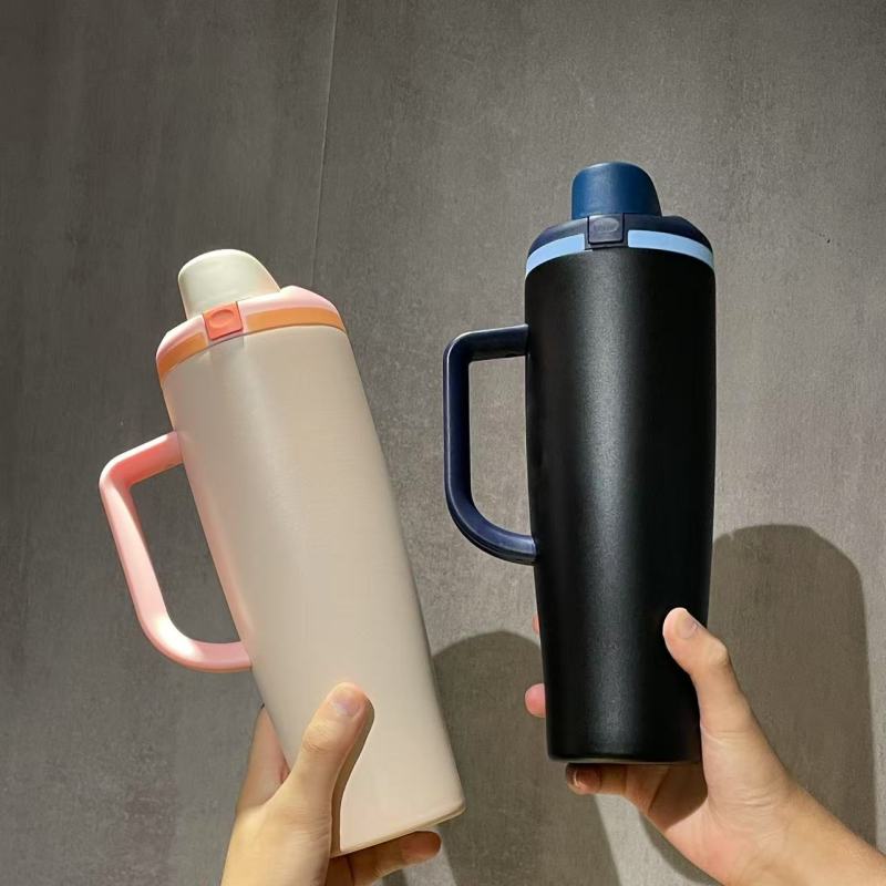Best Selling Owala Products 2025 Stainless Steel Tumbler Thermos Cup with Lock 40oz Tumbler with Handle with Straw for Gift for Travel