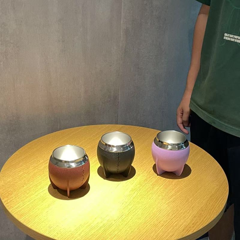 2025 New Style Cute Stainless Steel Yerba Teacup Customizable