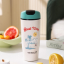 Ceramic Inner Lid Insulated Cup High Aesthetic New Design Large Capacity Coffee Cup for Women Portable Travel Mug