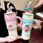 Large Capacity 304 Stainless Steel Insulated Tumbler Cup Crayon Shinchan Big Mac Ice King Design