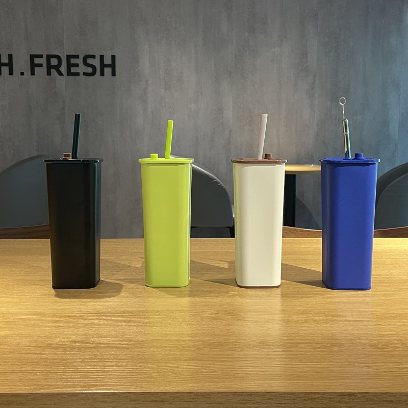 2025 New Stainless Steel Insulated Square Cup  Can be Matched In Multiple Colors And Can be Customized