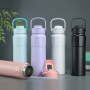 Dual Drink Portable Thermos Cup Indoor and Outdoor 304 Vacuum Cup Modern and Simple