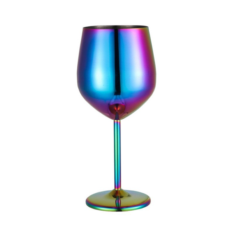 Elegant Stemware 500ml Custom Engraved Steel Goblet with Non Slip Base Ideal for Weddings and  Non Slip Base Ideal for Weddings