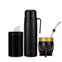 Stainless Steel Insulated Cup Paired with Yerba Cup and Yerba Cup Tea Container