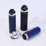 Insulated Stainless Steel Tumbler with Straw & Lid 304 Grade Simple Solid Color Dual Drinking Options