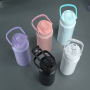 Dual Drink Portable Thermos Cup Indoor and Outdoor 304 Vacuum Cup Modern and Simple