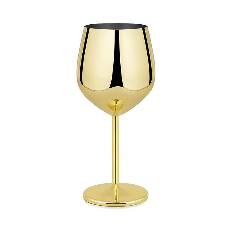 Elegant Stemware 500ml Custom Engraved Steel Goblet with Non Slip Base Ideal for Weddings and  Non Slip Base Ideal for Weddings