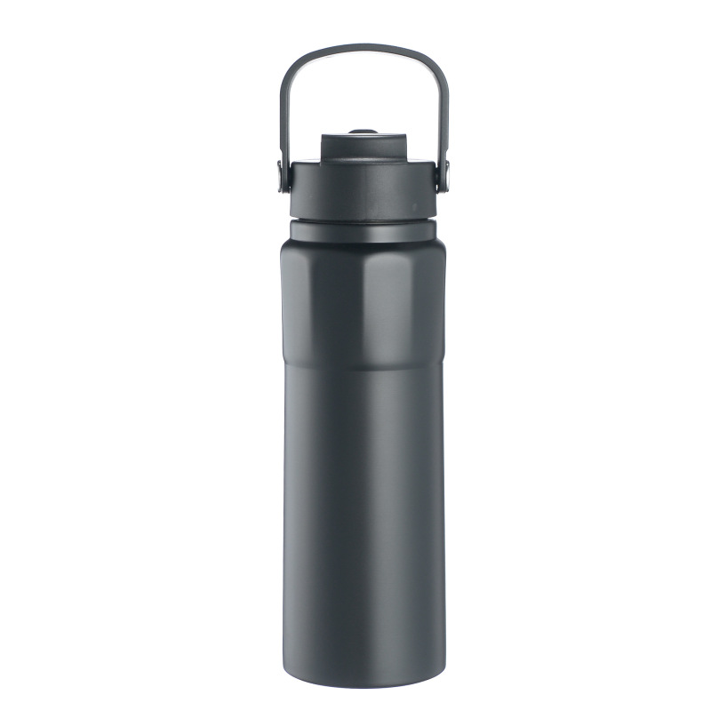 Dual Drink Portable Thermos Cup Indoor and Outdoor 304 Vacuum Cup Modern and Simple