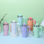 20oz Insulated Travel Tumbler  Premium 304 Stainless Steel Ice Cream  Coffee Cup for Car