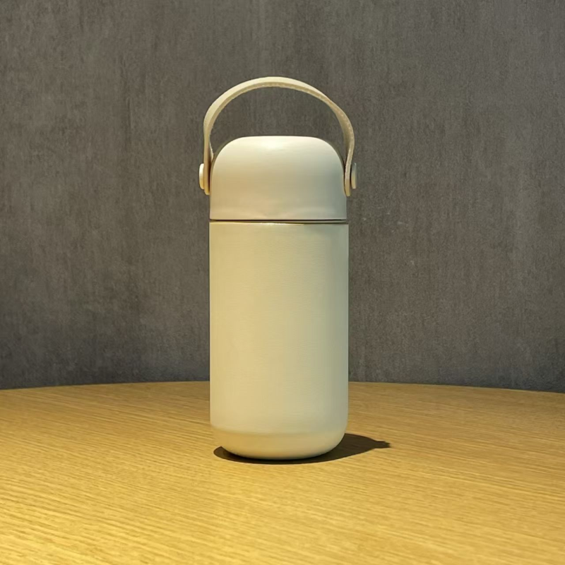 150ml Cute Stainless Steel Vacuum Travel Mug with Handle Ideal for Easy Carrying and Travel