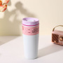 12oz\20oz Custom Stainless Steel Vacuum Insulated Heat-insulating Cups Sliding Office Coffee Cups Travel Water Cups Ice Drinks