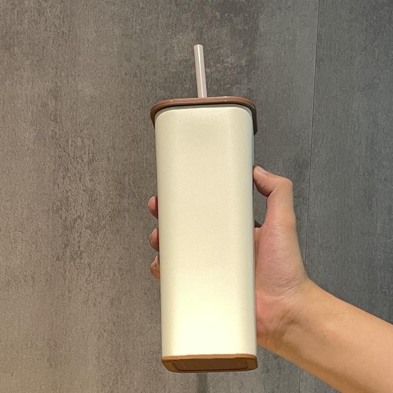 2025 New Stainless Steel Insulated Square Cup  Can be Matched In Multiple Colors And Can be Customized