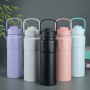 Dual Drink Portable Thermos Cup Indoor and Outdoor 304 Vacuum Cup Modern and Simple