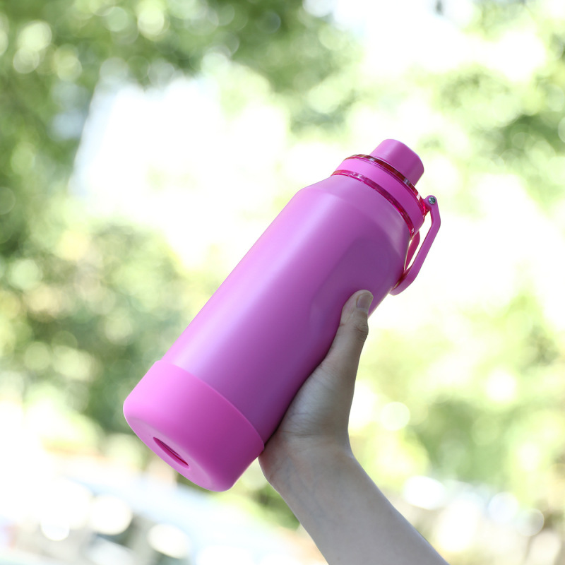New Matte Texture Space Bottle 316 Stainless Steel Insulated Cup for Outdoor Hiking and Sports Water Bottle