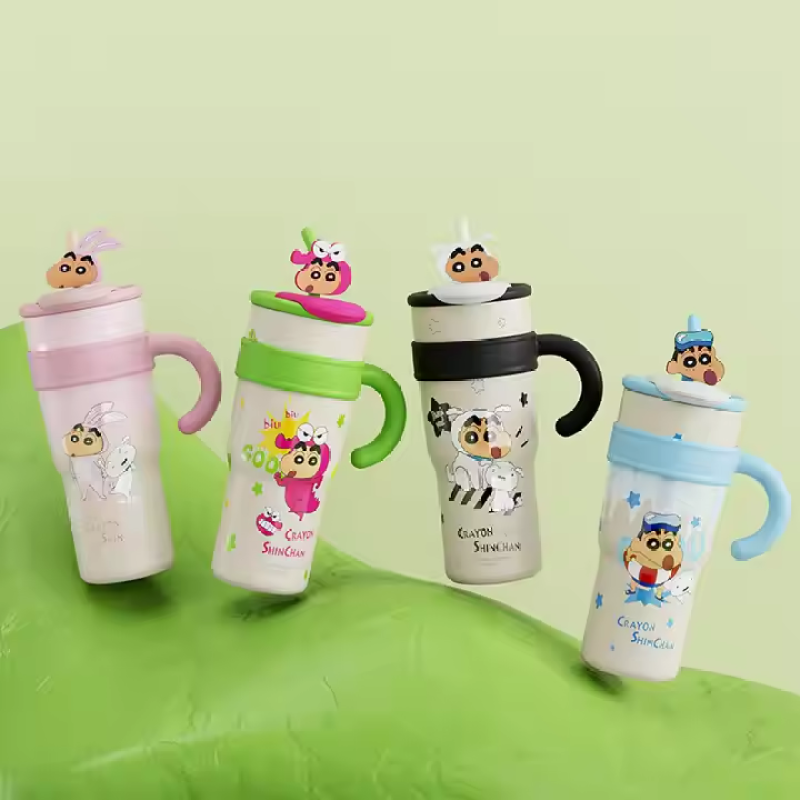 New Cartoon Crayon Shinchan Big Mac Ice King Stainless Steel Insulated Tumbler 