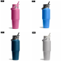 32 oz Stainless Steel Wide-Mouth Insulated Bottle with Straw Lid and Comfortable Handle Designed for Everyone