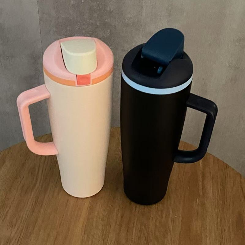 Best Selling Owala Products 2025 Stainless Steel Tumbler Thermos Cup with Lock 40oz Tumbler with Handle with Straw for Gift for Travel