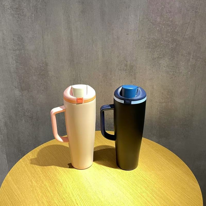 Best Selling Owala Products 2025 Stainless Steel Tumbler Thermos Cup with Lock 40oz Tumbler with Handle with Straw for Gift for Travel