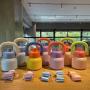 Big 800ML Thermos and Insulated Kettle for Families Includes Parent Large Mug and a Kid Cup with Straw