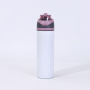 Insulated Stainless Steel Tumbler with Straw & Lid 304 Grade Simple Solid Color Dual Drinking Options