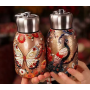 300ml  Stainless Steel Portable Ring Pocket Car Cup Leak-Proof Modern Outdoor Printed Business