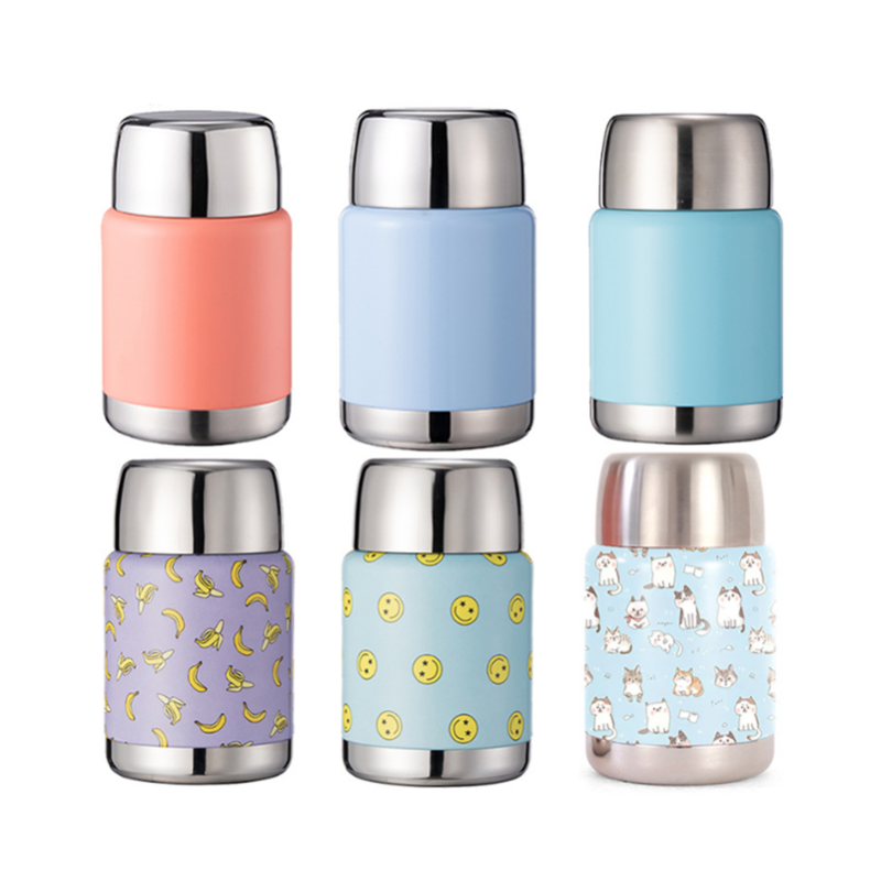 Yummy Cook Custom Double Wall Vacuum Insulated Stainless Food Container Food Jar Kid Thermos School Lunch Box with Lid and Spoon