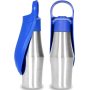 2025 New Design Portable 304 Stainless Steel Water Bottle for Dogs Pet Supplies for Dog Drinking Outdoor Water Dispenser