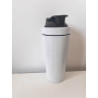 2-in-1 for Shaker Bottle for Gym Fitness Enthusiast Leak-Proof Stainless Steel Sports Metal Direct Drinking 18/8 Stainless Steel