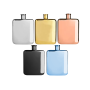 Wholesale 6oz UV Rose Gold Mini Hip Flasks High Quality 304 Stainless Steel Portable Square Pocket Custom Logo for Giveaways