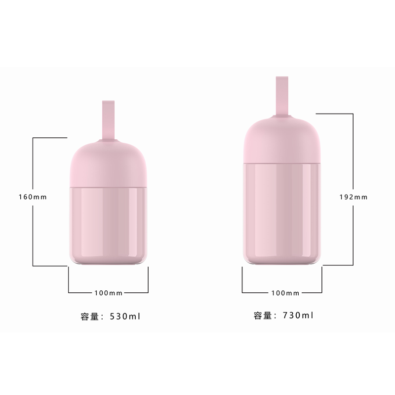 New Design 550ml 750ml Portable Leak Proof Food Container Stainless Steel Thermal Food Box Vacuum Lunch Flask