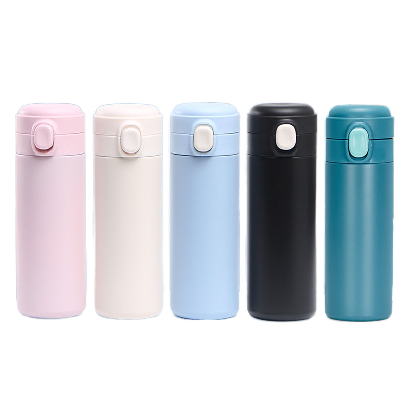 Luxury 304 Stainless Steel Vacuum Insulated Bounce Cap Water Cup for Outdoor and Car Use