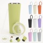 24OZ 30OZ Insulated Eco-friendly Double-wall Color Stainless Steel Vacuum Office Portable Sports Car Water Thermal Cup With Lid