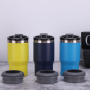 Multi-use 14oz Stainless Steel Beer Bottle Can Cooler Tumbler With 2 Lids Option