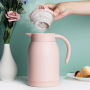 900ml Double Wall Stainless Steel Coffee Carafe Hand-Pressed Insulated Water Jug Classic Design Vacuum Thermos for Tea Pot