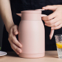 900ml Double Wall Stainless Steel Coffee Carafe Hand-Pressed Insulated Water Jug Classic Design Vacuum Thermos for Tea Pot