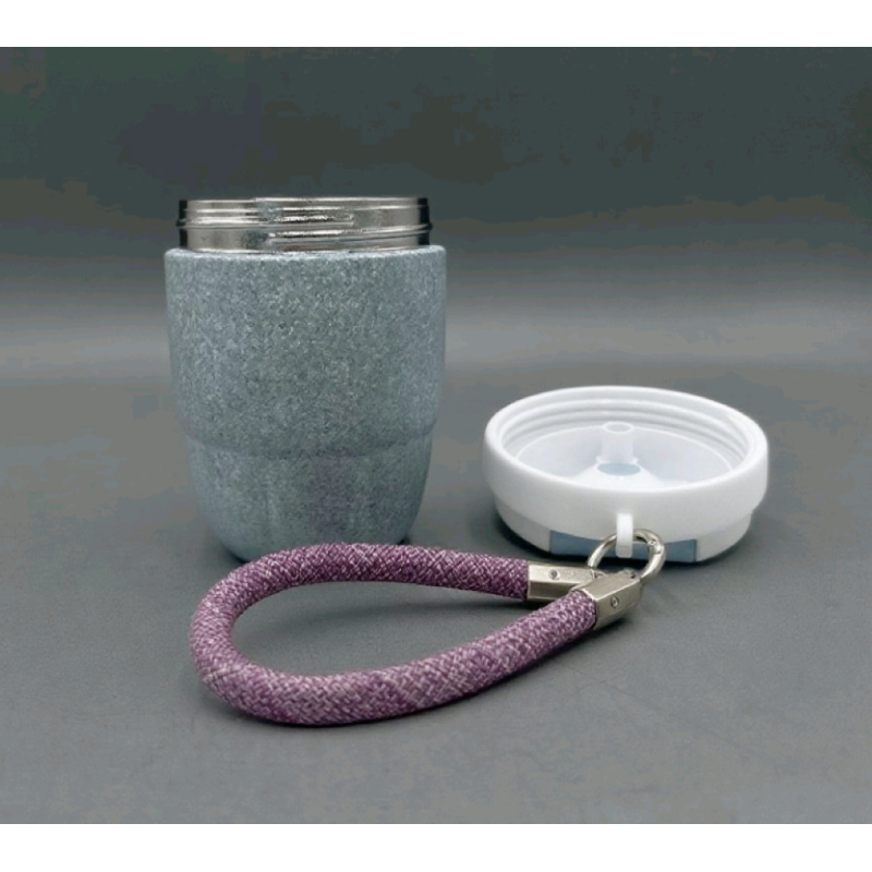High-Value Double Layer Titanium  Vacuum Thermos Coffee Cup With Cute Design  Portable Handy Cup 280ML