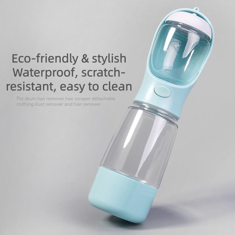 Portable Waterproof Outdoor Pet Companion Cup with 3-in-1 Water Bottle & Food Dispenser for Dogs & Cats