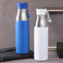 Motivational  Fitness 17oz Metal Vacuum Flasks Sport Water Bottles With Handle Lid Food Grade Outdoor Portable Water Bottle