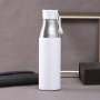 Motivational  Fitness 17oz Metal Vacuum Flasks Sport Water Bottles With Handle Lid Food Grade Outdoor Portable Water Bottle