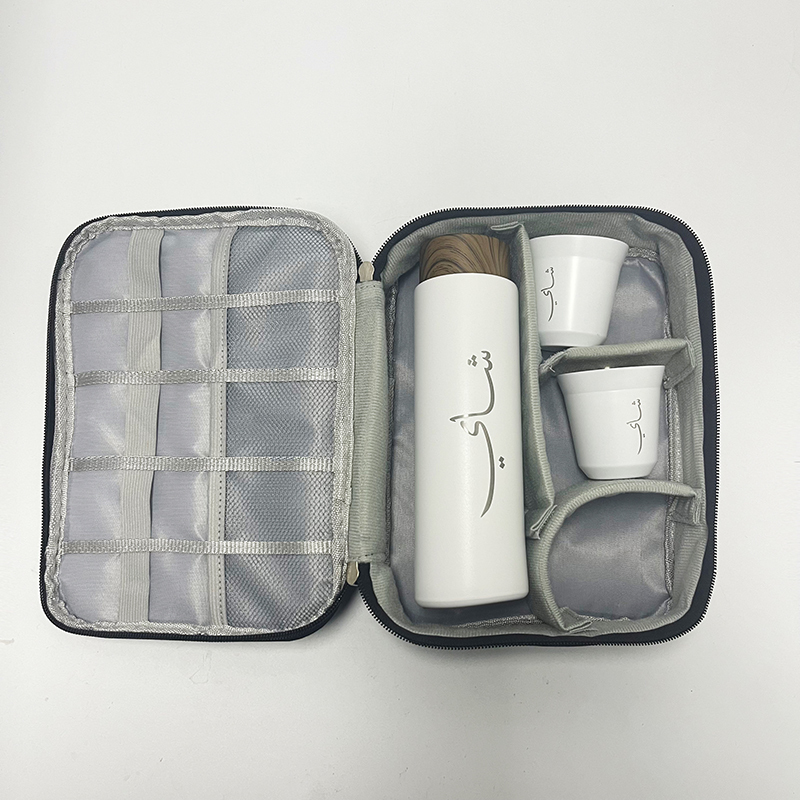 Stainless Steel 400ml Thermal Coffee Flask and Espresso Cup Gift Set Arabic Coffee Cups Set