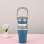 Large-Capacity Portable Insulation Cup 304 Stainless Steel Sports Jug With Straw for Car Coffee Business Gifts