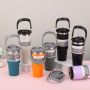 Large-Capacity Portable Insulation Cup 304 Stainless Steel Sports Jug With Straw for Car Coffee Business Gifts