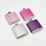 Factory DDP 6oz Portable Business Gifts Ladies Rhinestone Pocket Stainless Steel Liquor Whiskey Wine Flagon Crystals Hip Flask