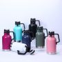 64oz 304 Stainless Steel Beer Bottle Classical Vacuum Pot Camping Water Bottle Thermos Insulated Beer Growler With Handle
