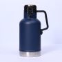 64oz 304 Stainless Steel Beer Bottle Classical Vacuum Pot Camping Water Bottle Thermos Insulated Beer Growler With Handle