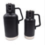64oz 304 Stainless Steel Beer Bottle Classical Vacuum Pot Camping Water Bottle Thermos Insulated Beer Growler With Handle