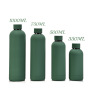 Custom 500ml 750ml 1000ml Stainless Steel Straight Sport Water Bottles With Lid Double Wall Vacuum Insulated Bottle