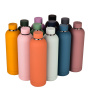 Custom 500ml 750ml 1000ml Stainless Steel Straight Sport Water Bottles With Lid Double Wall Vacuum Insulated Bottle