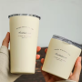 Coffee Cup Exquisite Luxury Insulated Coffee Tumbler High-Value Small Metal Water Cup Cold-Keeping Feature for Women