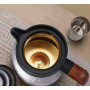 High-value Thermal Coffee Tea Pot Titanium Double Wall Vacuum Insulated Cool Touch Handle Hot/Cold Large Large Capacity